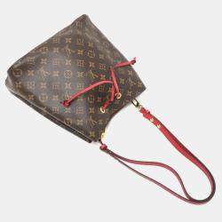 مملوكة مسبقًا حقيبة لوي فيتون نيونيو مونوجرام قماشية كتف بني كوكيليكوت