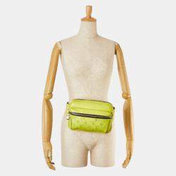 مملوكة مسبقًا Louis Vuitton Monogram Taiga Rama Body Bag Waist Jaune Yellow Pvc Leather