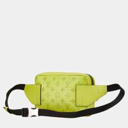 مملوكة مسبقًا Louis Vuitton Monogram Taiga Rama Body Bag Waist Jaune Yellow Pvc Leather