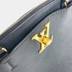 Pre Owned Louis Vuitton Rock Meat Bag With Tassel Shoulder Tote Crossbody Handbag Leather Noir Black