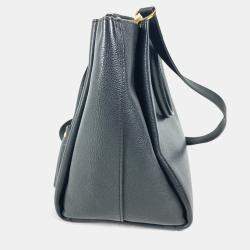 Pre Owned Louis Vuitton Rock Meat Bag With Tassel Shoulder Tote Crossbody Handbag Leather Noir Black