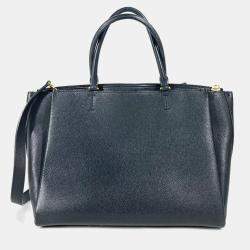 Pre Owned Louis Vuitton Rock Meat Bag With Tassel Shoulder Tote Crossbody Handbag Leather Noir Black