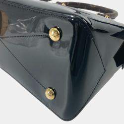 مملوكة مسبقًا Louis Vuitton Vernis Tote Miroir Handbag Patent Leather/Monogram Canvas Noir Black