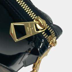 مملوكة مسبقًا Louis Vuitton Vernis Tote Miroir Handbag Patent Leather/Monogram Canvas Noir Black