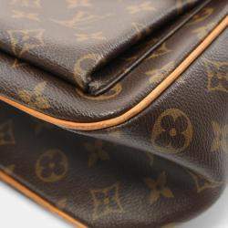 Pre Owned حقيبة لوي فيتون مولتيبليسيه كانفاس وجلد مونوغرام بني