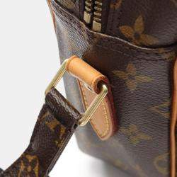 Pre Owned حقيبة كتف لوي فيتون نايل قماش مغطى وجلد مونوغرام بني