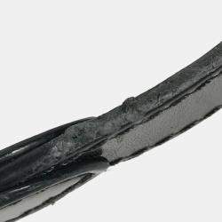 Pre Owned Louis Vuitton Damier Graphite Map Danube Pm Nm Pochette Shoulder Bag Canvas Black