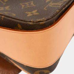 Pre Owned Louis Vuitton Monogram Cartouchiere GM Shoulder Bag