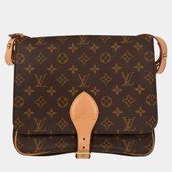 Pre Owned Louis Vuitton Monogram Cartouchiere GM Shoulder Bag