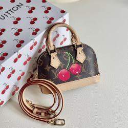 Pre Owned Louis Vuitton x Takashi Murakami Cherry Alma Nano Bag