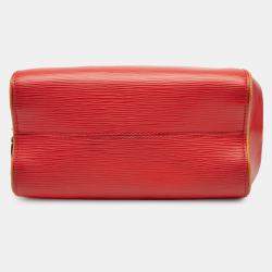 Pre Owned Louis Vuitton Red Epi Doc BB