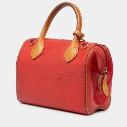 Pre Owned Louis Vuitton Red Epi Doc BB