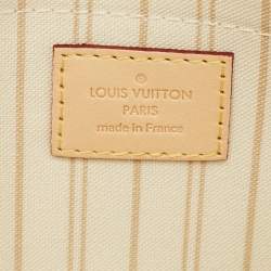 مملوكة مسبقًا Louis Vuitton Neverfull Damier Azur Canvas Pouch