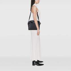 مملوكة مسبقًا Louis Vuitton Black Damier Graphite Dayton Reporter PM