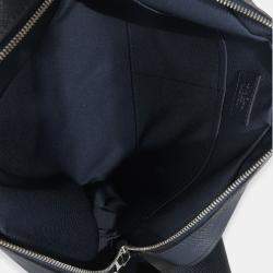 Pre Owned Louis Vuitton Navy Taiga Alex Messenger