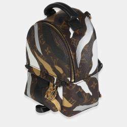 Pre Owned حقيبة ظ�هر لوي فيتون x لوكاس أوفالورينس ذهبية فضية كانفاس مونوجرام صغيرة بالم سبرينغز