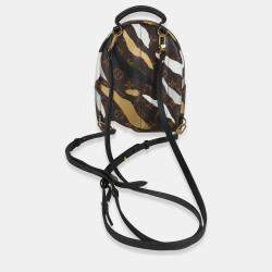 Pre Owned حقيبة ظهر لوي فيتون x لوكاس أوفالورينس ذهبية فضية كانفاس مونوجرام صغيرة بالم سبرينغز