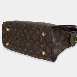 مملوكة مسبقًا Louis Vuitton Kaki Red Monogram Canvas Tuileries NM