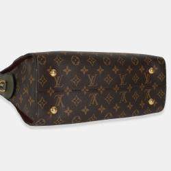 مملوكة مسبقًا Louis Vuitton Kaki Red Monogram Canvas Tuileries NM
