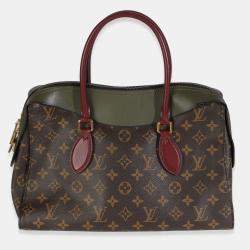 مملوكة مسبقًا Louis Vuitton Kaki Red Monogram Canvas Tuileries NM