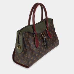 مملوكة مسبقًا Louis Vuitton Kaki Red Monogram Canvas Tuileries NM