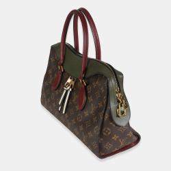 مملوكة مسبقًا Louis Vuitton Kaki Red Monogram Canvas Tuileries NM