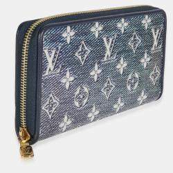 مملوكة مسبقًا محفظة لوي فيتون سحاب مونوجرام أزرق هولوغرافيك