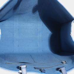 Pre Owned Louis Vuitton Blue Monogram Escale Canvas Onthego GM