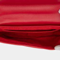 مملوكة مسبقًا Louis Vuitton Red New Wave Chain Bag MM