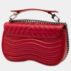 مملوكة مسبقًا Louis Vuitton Red New Wave Chain Bag MM
