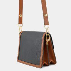 Pre Owned حقيبة دوفين لويس فويتون جلد توريلون نويربلانك حجم ميني