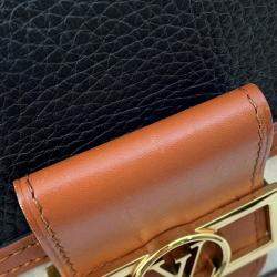 Pre Owned حقيبة دوفين لويس فويتون جلد توريلون نويربلانك حجم ميني