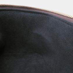 Pre Owned حقيبة لويس فيتون فانيتي نوير مونوغرام مونوغرام ريفيرس كانفاس حجم PM