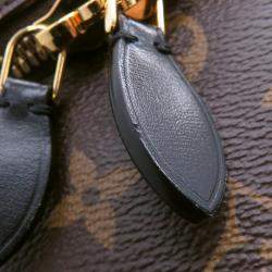 Pre Owned حقيبة لويس فيتون فانيتي نوير مونوغرام مونوغرام ريفيرس كانفاس حجم PM