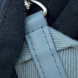 مملوكة مسبقًا حقيبة لويس فيتون كوسين جلد حمل منقوش أزرق جليدي/أحمر حجم صغير