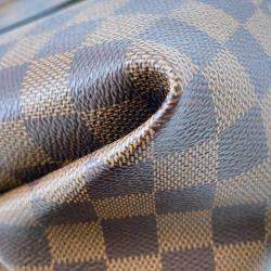 Pre Owned Louis Vuitton Beaubourg Scarlet Damier Ebene Canvas