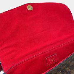 Pre Owned Louis Vuitton Beaubourg Scarlet Damier Ebene Canvas