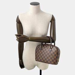 مملوكة مسبقًا Louis Vuitton Sarria Mini Red Damier Ebene Canvas Top Handle Bag