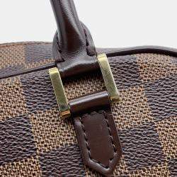 مملوكة مسبقًا Louis Vuitton Sarria Mini Red Damier Ebene Canvas Top Handle Bag