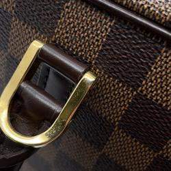 مملوكة مسبقًا Louis Vuitton Sarria Mini Red Damier Ebene Canvas Top Handle Bag