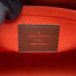 مملوكة مسبقًا Louis Vuitton Sarria Mini Red Damier Ebene Canvas Top Handle Bag