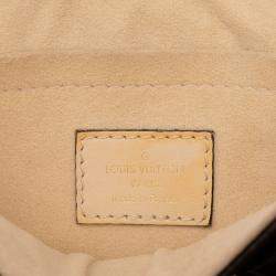 Pre Owned Louis Vuitton Brown/White Monogram Locky BB