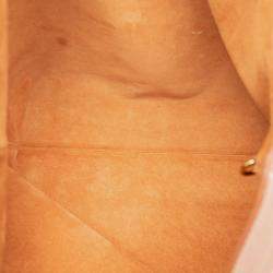 Pre Owned Louis Vuitton Brown Grained Calfskin Low Key Cabas MM