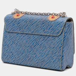 مملوكة مسبقًا حقيبة لويس فيتون تويست م م دِنيم إبي مرصّعة زرقاء