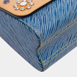 مملوكة مسبقًا حقيبة لويس فيتون تويست م م دِنيم إبي مرصّعة زرقاء