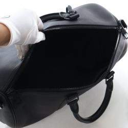 مملوكة مسبقًا حقيبة لوي فيتون دامير مشوهة سوداء كيبال باندوليير 40