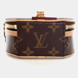 مملوكة مسبقًا حقيبة لويس فويتون بُني مونوغرام بويت شابو ميني