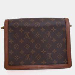 Pre Owned حقيبة لويس فويتون دوفين بني مونوغرام مقاس متوسط