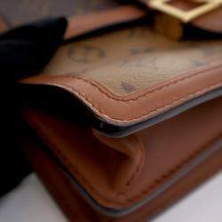 Pre Owned حقيبة لويس فويتون دوفين بني مونوغرام مقاس متوسط