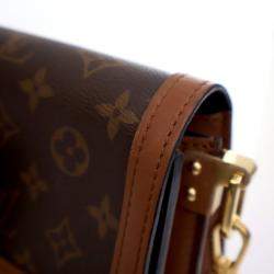 Pre Owned حقيبة لويس فويتون دوفين بني مونوغرام مقاس متوسط